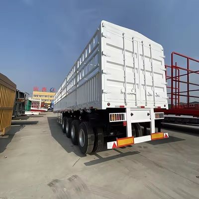 Semi-Trailer with Top 3 Axle 4 Axle Truck Trailer Cargo and Livestock Fence Stake
