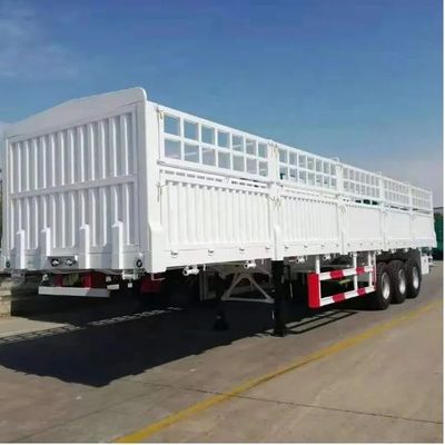 100Tons Max Capacity Fence Semi Trailer Heavy Duty Landing Gear 28T Good Performance