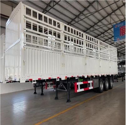 100Tons Max Capacity Fence Semi Trailer Heavy Duty Landing Gear 28T Good Performance
