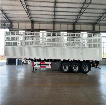 100Tons Max Capacity Fence Semi Trailer Heavy Duty Landing Gear 28T Good Performance