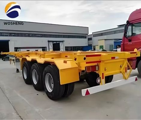 20ft 40ft Container Trailer with Heavy Duty Landing Gear 28t