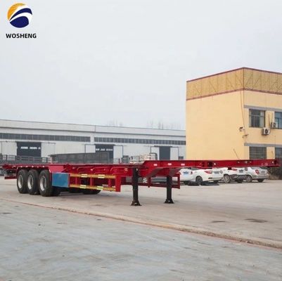 20ft 40ft Container Trailer with Heavy Duty Landing Gear 28t