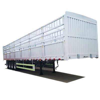 Customization 3 Axle 4 Axle Multifunction Detachable Fence Semi Trailer for Truck