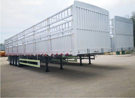 Customization 3 Axle 4 Axle Multifunction Detachable Fence Semi Trailer for Truck