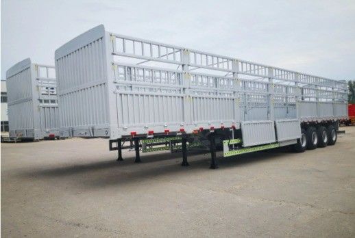 Customization 3 Axle 4 Axle Multifunction Detachable Fence Semi Trailer for Truck