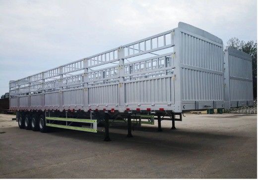 Customization 3 Axle 4 Axle Multifunction Detachable Fence Semi Trailer for Truck