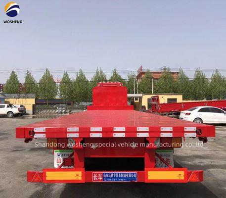 40Feet Container Trailer Professional 3Axle Flatbed Semi Trailer with 2&quot; 50mm King Pin
