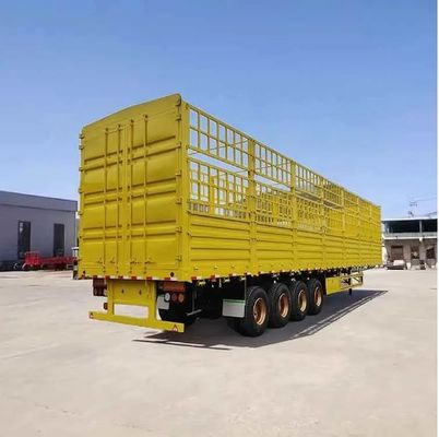 30-100 Tons Capacity Detachable Fence Semi Trailer Customer's Request Side Open Load