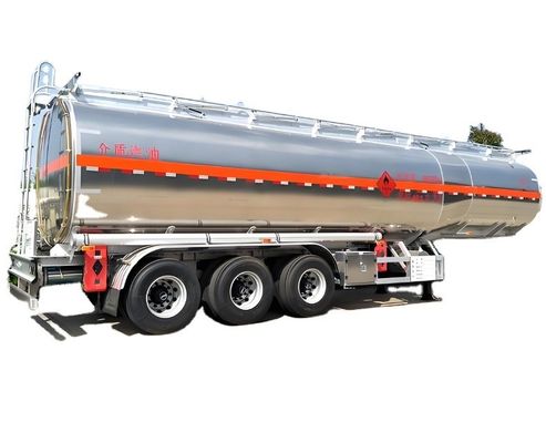 OTTC Certified 3 Axle Fuel Oil Tank Trailer for 30000-50000L Capacity and Ellipse Shape
