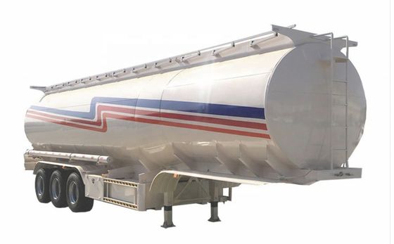 OTTC Certified 3 Axle Fuel Oil Tank Trailer for 30000-50000L Capacity and Ellipse Shape