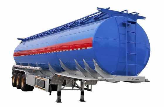 OTTC Certified 3 Axle Fuel Oil Tank Trailer for 30000-50000L Capacity and Ellipse Shape