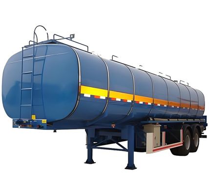 Customized 40000-75000 Liters Fuel or Oil Tanker Semi Trailer with Tare Weight 9800kgs