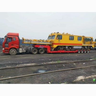Durable Hydraulic Ramp Multi Axles 3 4 Axle Load Excavator Lowbed Truck Semi Trailer