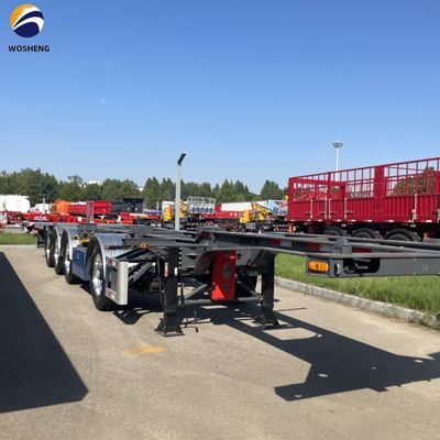 Container Transport Skeleton Vehicle Skeleton Semi Chassis for 50t Container Trailer