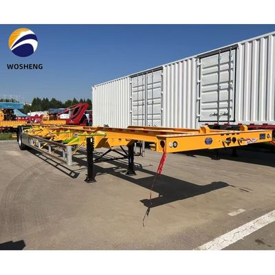 Container Transport 40ft 12m Container Trailer Chassis for 20 Feet and 40 Ft Containers