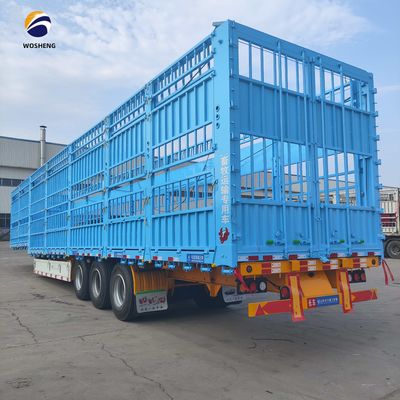 3 Axles 20-60tons High Fence Semi Trailer with SAF Two Speed 28t Heavy Duty Landing Gear