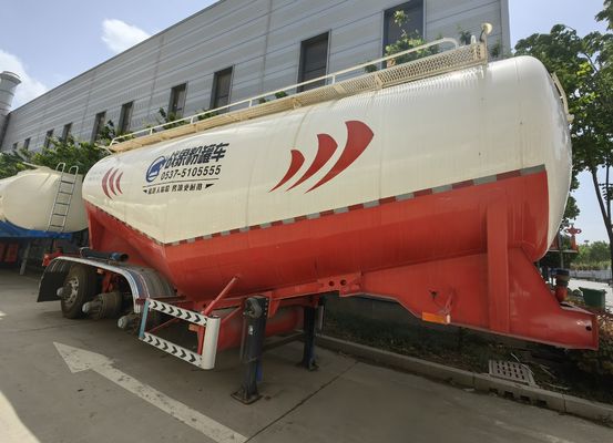 Tank Semi Trailer Customizable Aluminum Bulk Cement Pneumatic for Truck Function