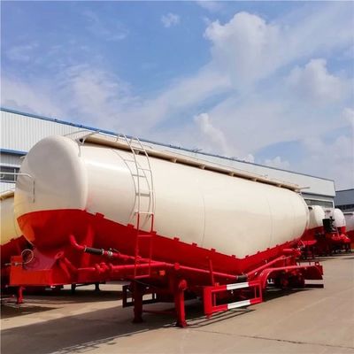 Tank Semi Trailer Customizable Aluminum Bulk Cement Pneumatic for Truck Function