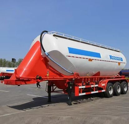 Tank Semi Trailer Customizable Aluminum Bulk Cement Pneumatic for Truck Function