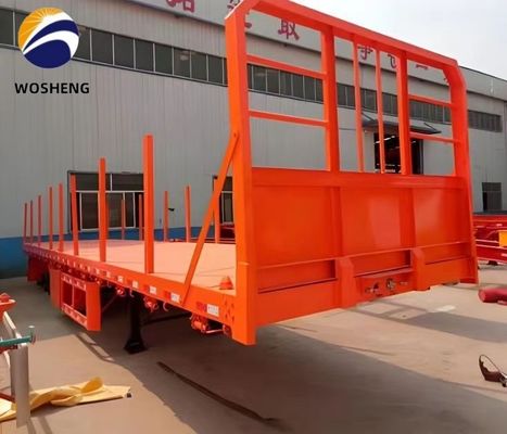 3 Axle Flatbed Truck Trailer The Best Choice for Transporting 20ft and 40ft Containers