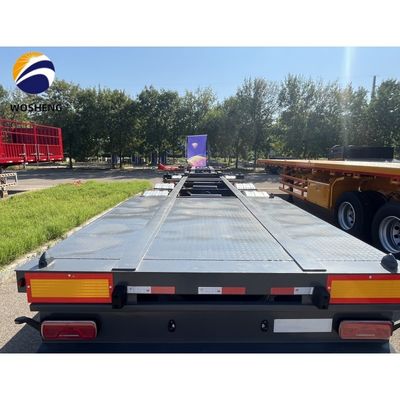 4 Axles Shipping Container Skeleton Trailer for Customized Color Container Transport
