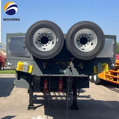 80 100 120 ton lowboy low loader lowbed semi trailer with customizable height