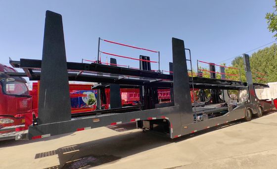 Tuck Trailer Wosheng 2/3 Axles 6-10 units Car Carrier Semi Trailer for Car Transport