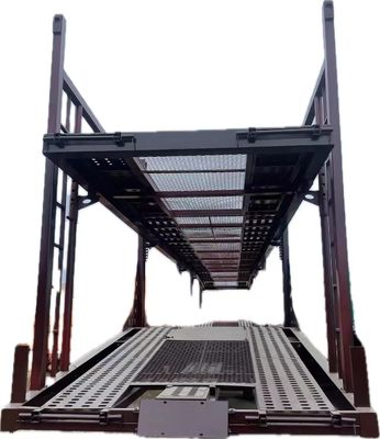 2-Axle Enforced Mechanical Suspension Car Transport Semi Trailer for Vehicle Transport