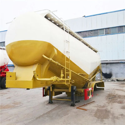 3 Axles Aluminum Alloy Cement Pneumatic Tank Semi Trailer Fuel Tank Truck Trailers