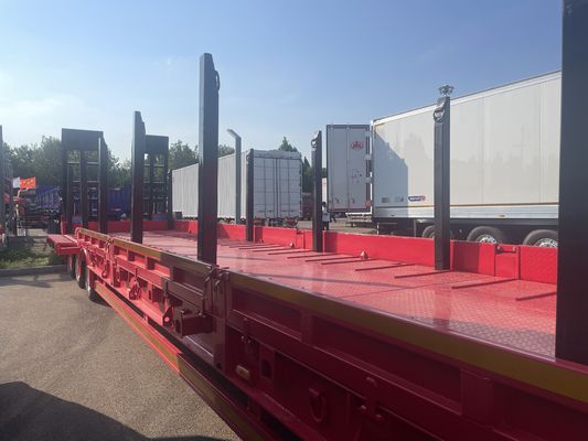 Heavy Duty Lowboy Trailer with Max Payload of 30000 kg and Size of 16000x2500x1100mm