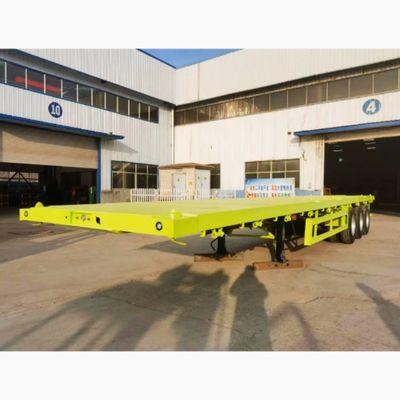 Beam Q345b Semi-Trailer for Transport of 50-70tons Cargo 12500x2500x1600-3100mm