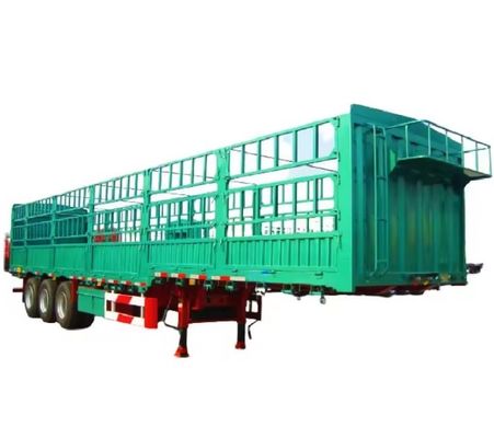 Semi-Trailer 3/4 Axle Load Capacity 30-80 Tons for Transporting Cargo and Livestock