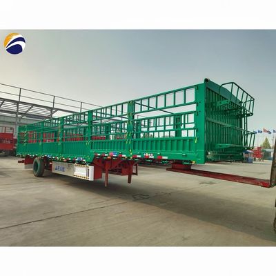 Semi-Trailer 3/4 Axle Load Capacity 30-80 Tons for Transporting Cargo and Livestock