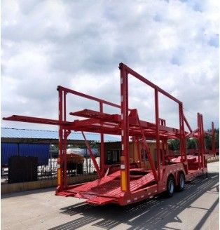 High Capacity 25-60 Ton Car Carrier Semi Trailer for Truck Trailer Transport 2/3 Axle