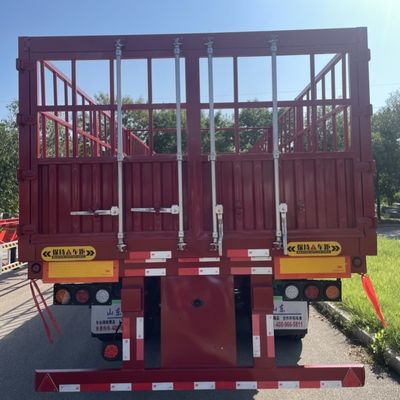 Livestock Transport Trailer 40FT 3 Axle Warehouse Fence Semi Trailer for Africa Market