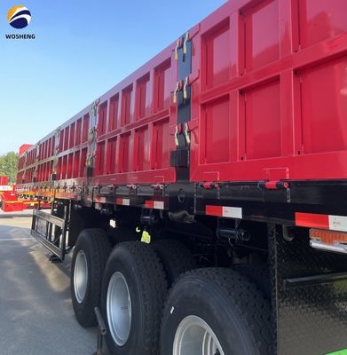 Livestock Transport Trailer 40FT 3 Axle Warehouse Fence Semi Trailer for Africa Market