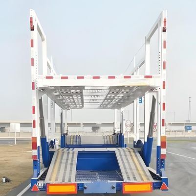 Double Deck Auto Load and Unload Transport Trailers Suitable for Customer Requirements