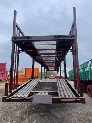Double Deck Auto Load and Unload Transport Trailers Suitable for Customer Requirements