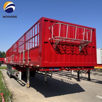 2&quot; King Pin Commercial Usage 3axle Fence Semi Trailer for Bulk Cargo Livestock etc