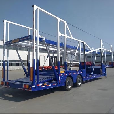 Double Deck Auto Load and Unload Transport Trailers Suitable for Customer Requirements