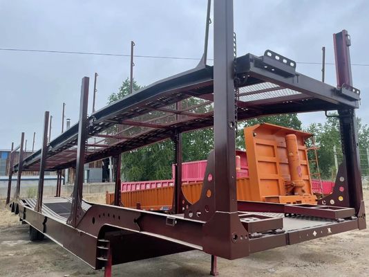 Double Deck Auto Load and Unload Transport Trailers Suitable for Customer Requirements