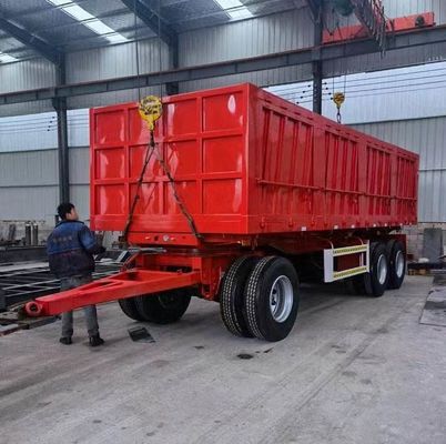 40-100 tons Drawbar Towing Dolly Full Truck Trailer With Side Wall Stake for Heavy Loads