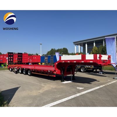 FUWA/JOST/WOSHENG Landing Gear 50ton 60ton Hydraulic Gooseneck Lowboy Semi Trailer