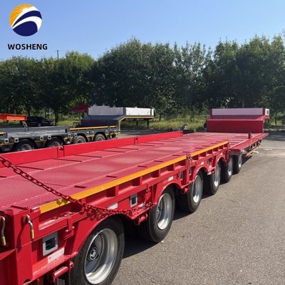 FUWA/JOST/WOSHENG Landing Gear 50ton 60ton Hydraulic Gooseneck Lowboy Semi Trailer