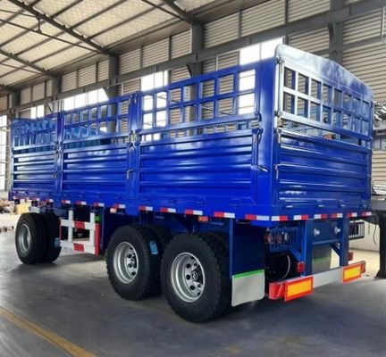 Customer's Request 3 Axle Draw Bar Fence Full Trailer with Fence Stake