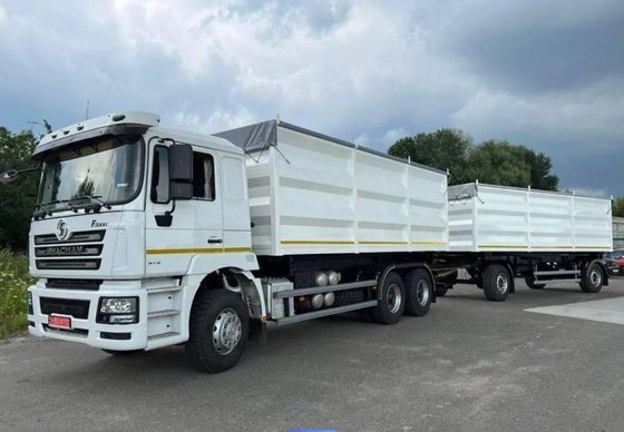 3 Axle Drawbar Towing Dolly Full Truck Trailer With Fence Stake Customer's Request