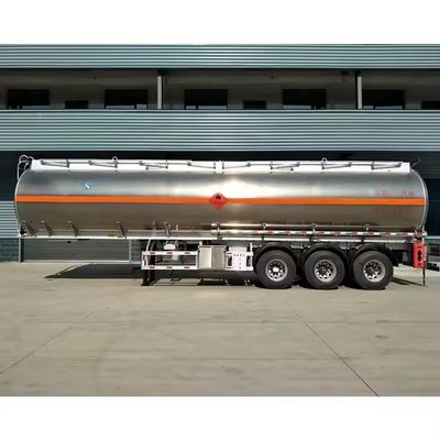 Standard Axle Tri Axle Stainless Steel Tanker Trailer for Fuel Diesel Crude Transport