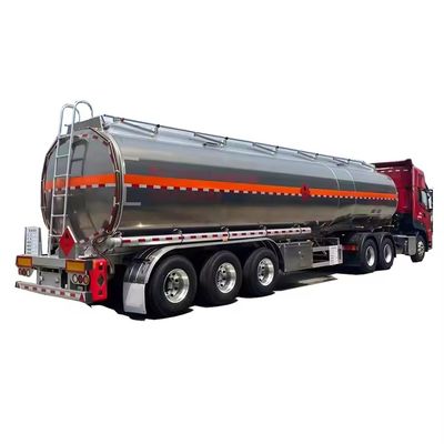 45000 Liters Aluminium Alloy Stainless Steel Fuel Tank Semi Trailer with 2/3 Axles