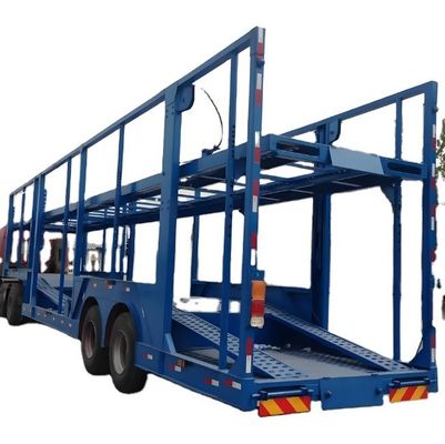 Steel 2/3 Axle Strong and Durable Car Carrier Semi Trailer for 6/8/10 Seats Vehicles