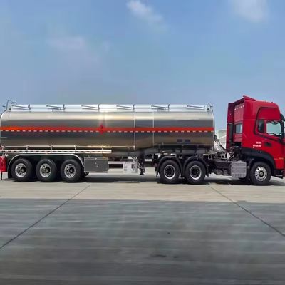 45000 Liters Aluminium Alloy Stainless Steel Fuel Tank Semi Trailer with 2/3 Axles